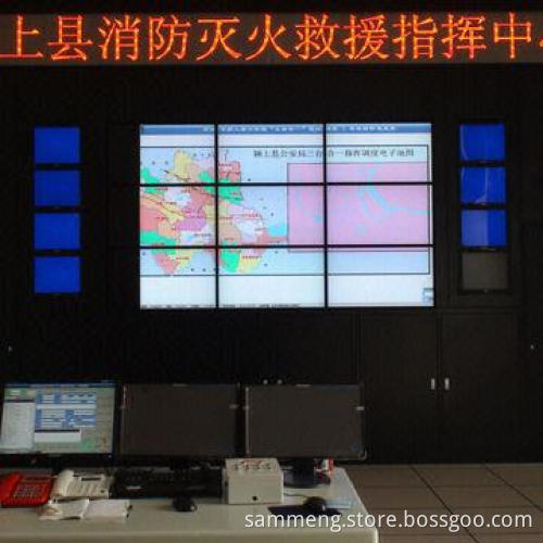 LCD Video Wall Screen Display, 5.3mm Bezel 46-inch Advertising, Full HD 1,920 x 1,080P Resolution